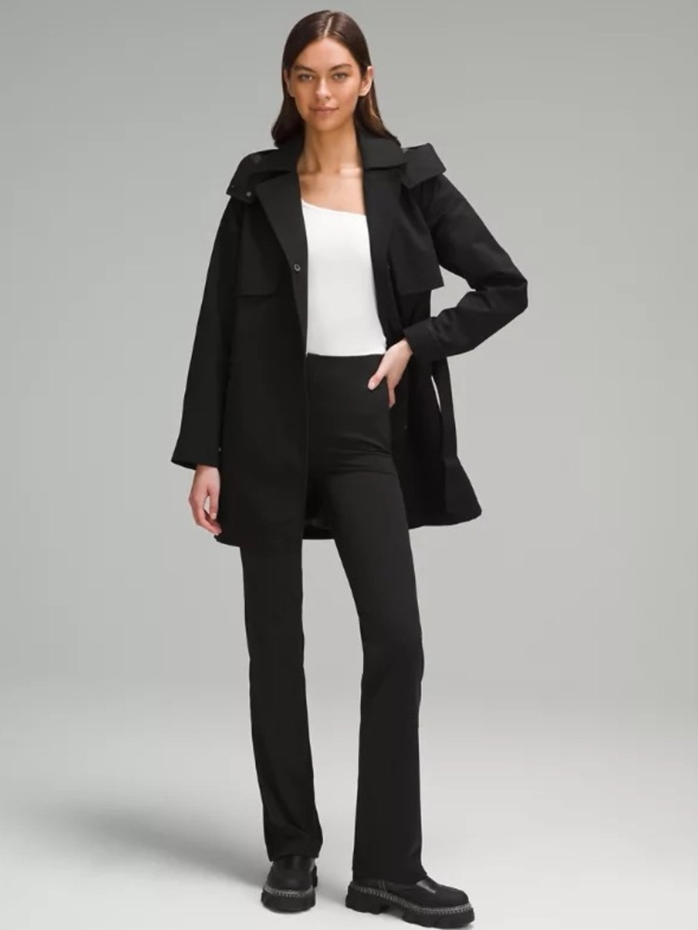Lululemon Always there short trench coat